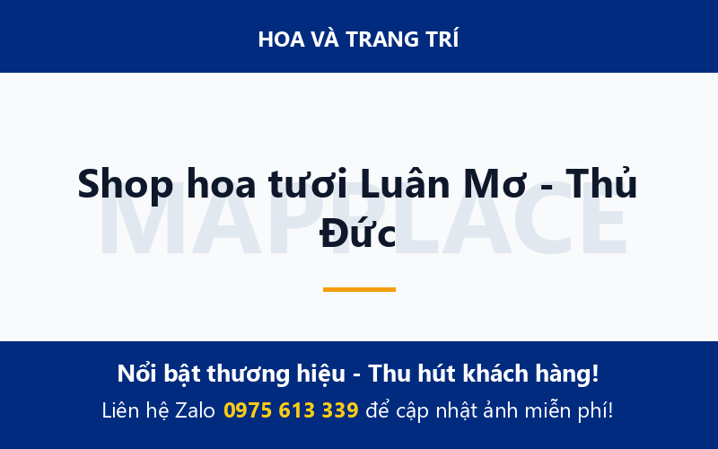 Shop hoa tươi Luân Mơ - Thủ Đức