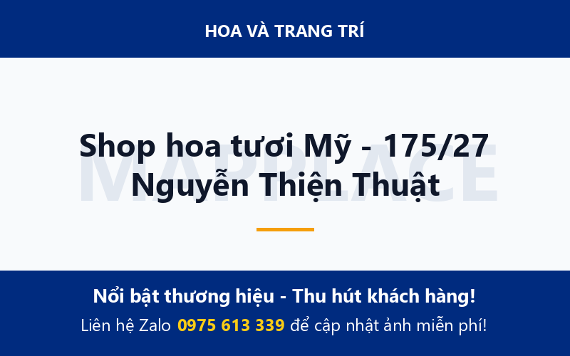 Shop hoa tươi Mỹ - 175/27 Nguyễn Thiện Thuật
