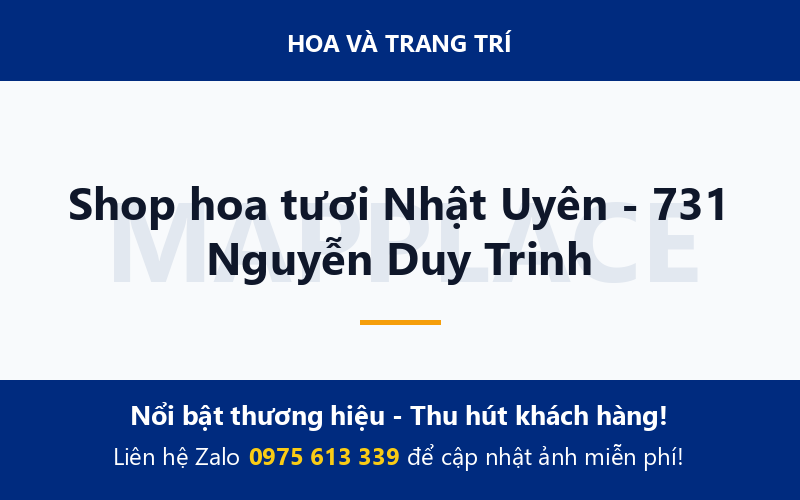 Shop hoa tươi Nhật Uyên - 731 Nguyễn Duy Trinh