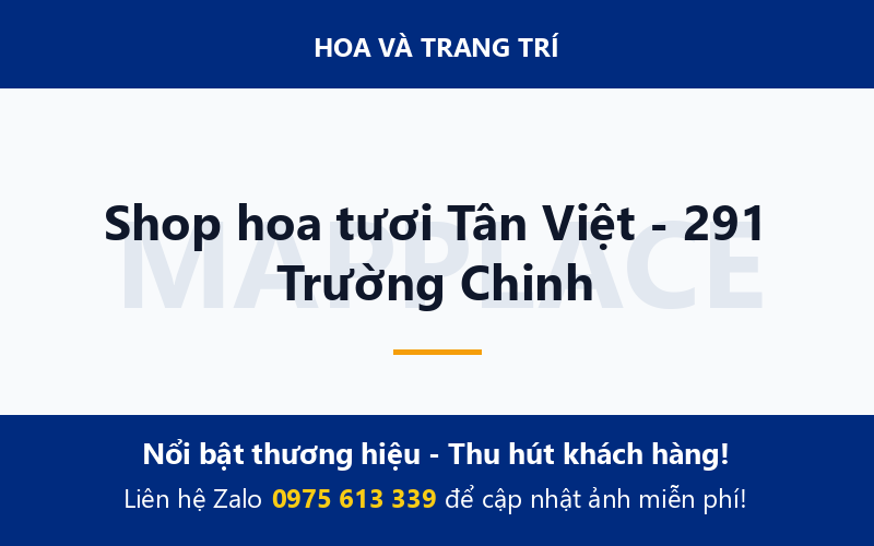 Shop hoa tươi Tân Việt - 291 Trường Chinh