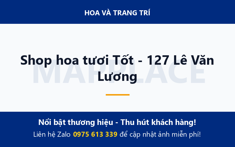 Shop hoa tươi Tốt - 127 Lê Văn Lương