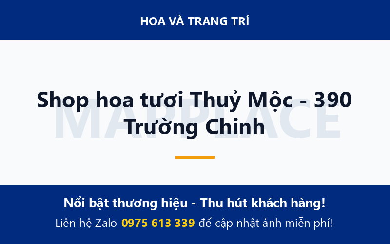 Shop hoa tươi Thuỷ Mộc - 390 Trường Chinh
