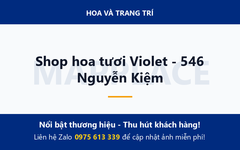 Shop hoa tươi Violet - 546 Nguyễn Kiệm