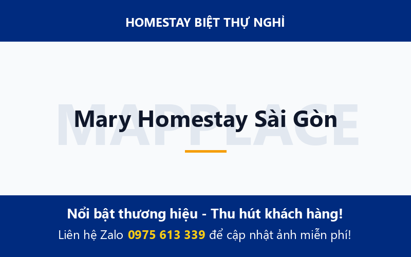 Mary Homestay Sài Gòn