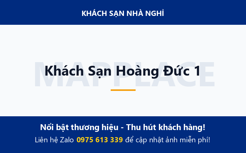 Khách Sạn Hoàng Đức 1