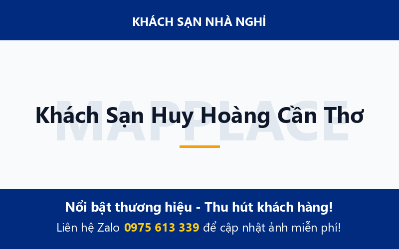 Khách Sạn Huy Hoàng Cần Thơ