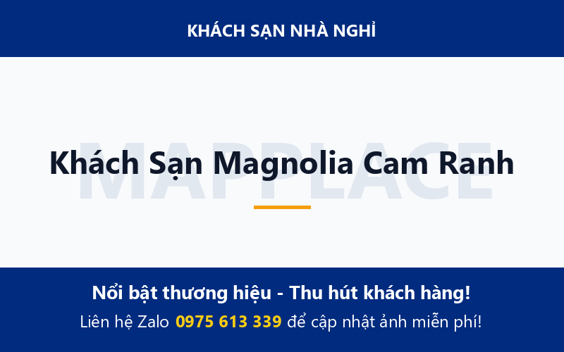 Khách Sạn Magnolia Cam Ranh