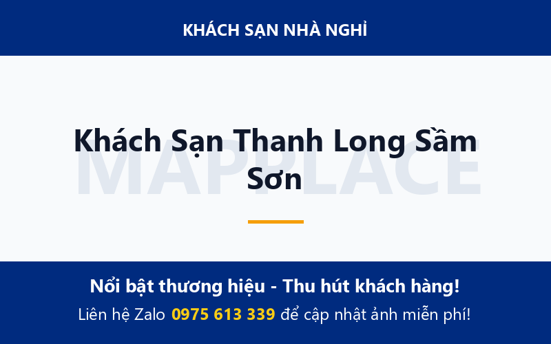 Khách Sạn Thanh Long Sầm Sơn