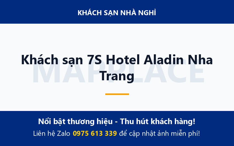 Khách sạn 7S Hotel Aladin Nha Trang