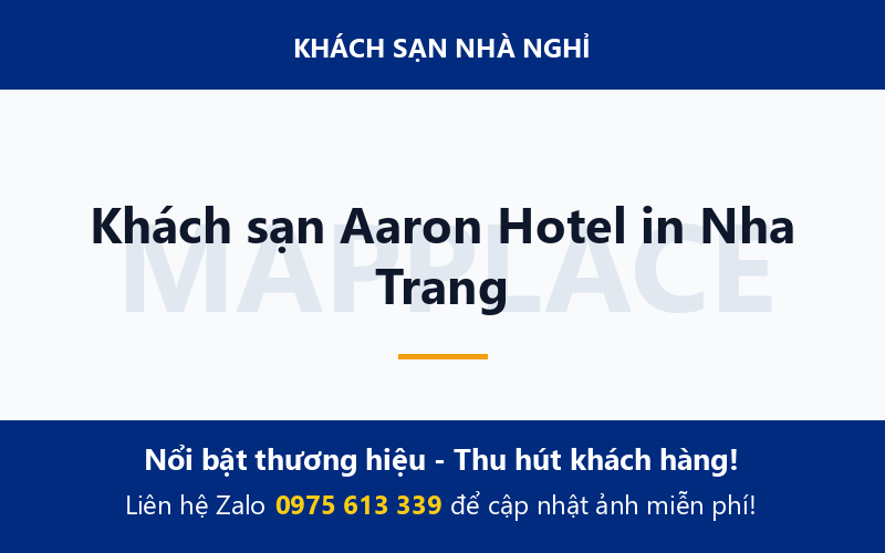Khách sạn Aaron Hotel in Nha Trang