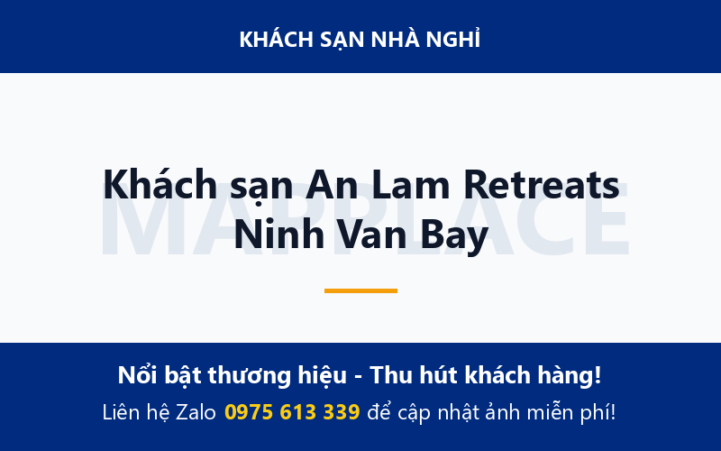 Khách sạn An Lam Retreats Ninh Van Bay