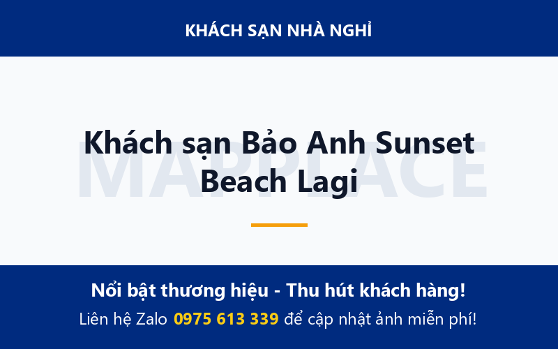 Khách sạn Bảo Anh Sunset Beach Lagi