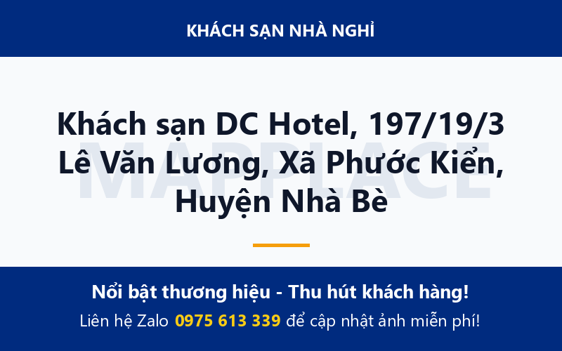 Khách sạn DC Hotel, 197/19/3 Lê Văn Lương, Xã Phước Kiển, Huyện Nhà Bè