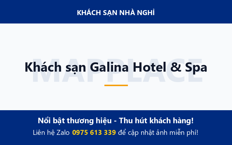 Khách sạn Galina Hotel & Spa