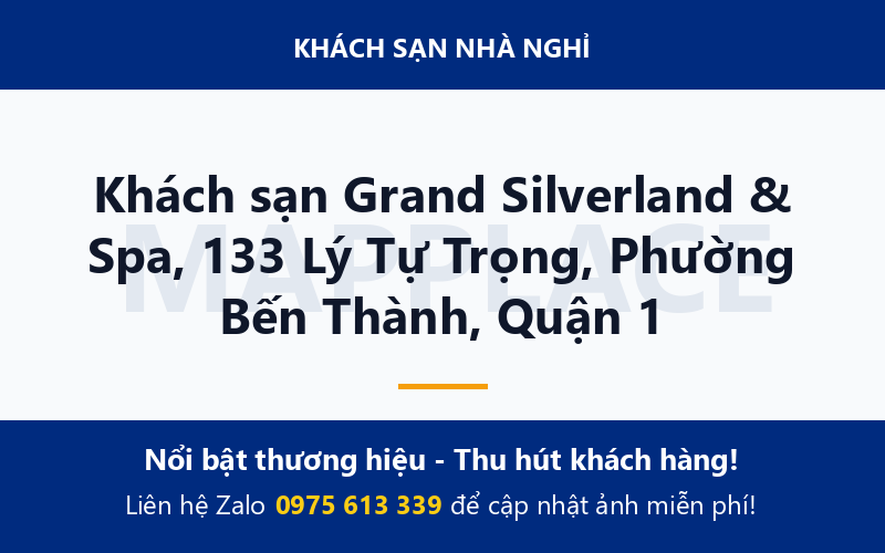 Khách sạn Grand Silverland & Spa, 133 Lý Tự Trọng, Phường Bến Thành, Quận 1