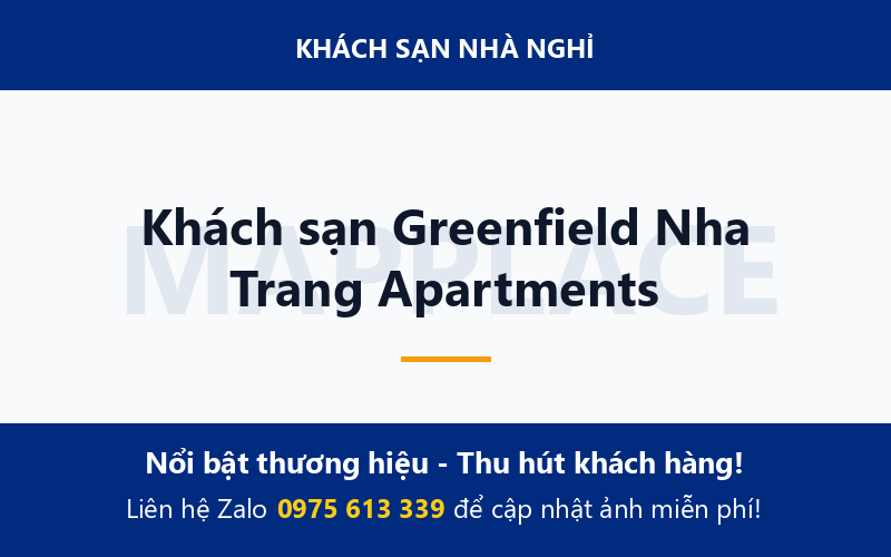 Khách sạn Greenfield Nha Trang Apartments