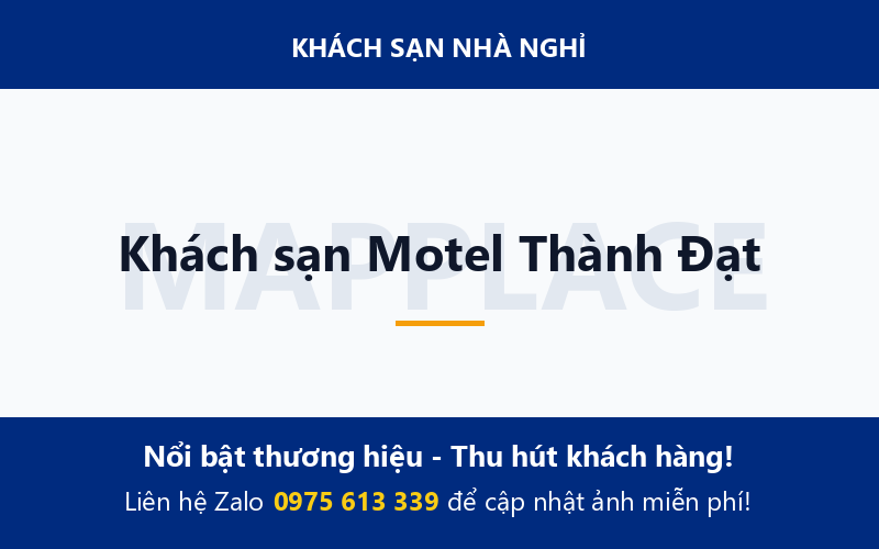 Khách sạn Motel Thành Đạt
