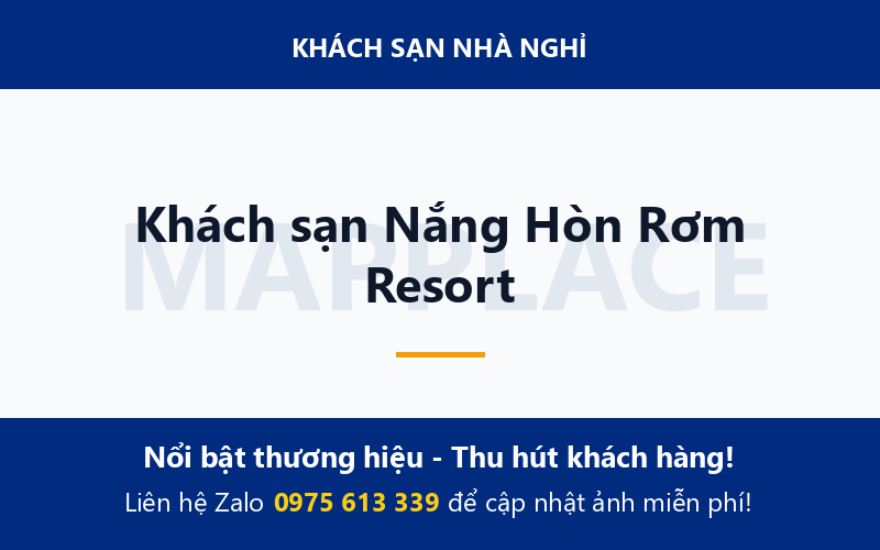 Khách sạn Nắng Hòn Rơm Resort