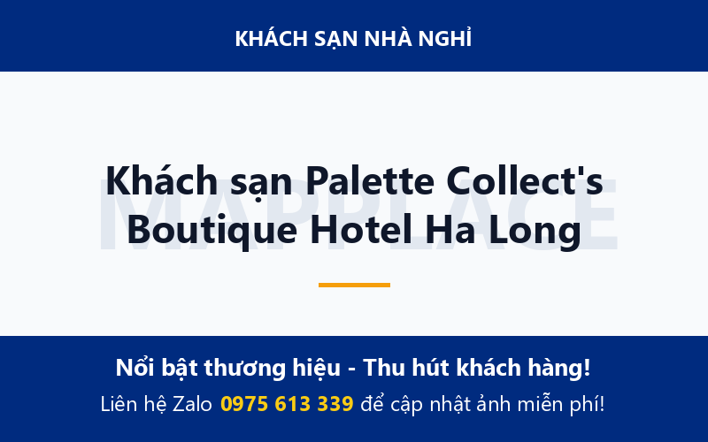 Khách sạn Palette Collect's Boutique Hotel Ha Long