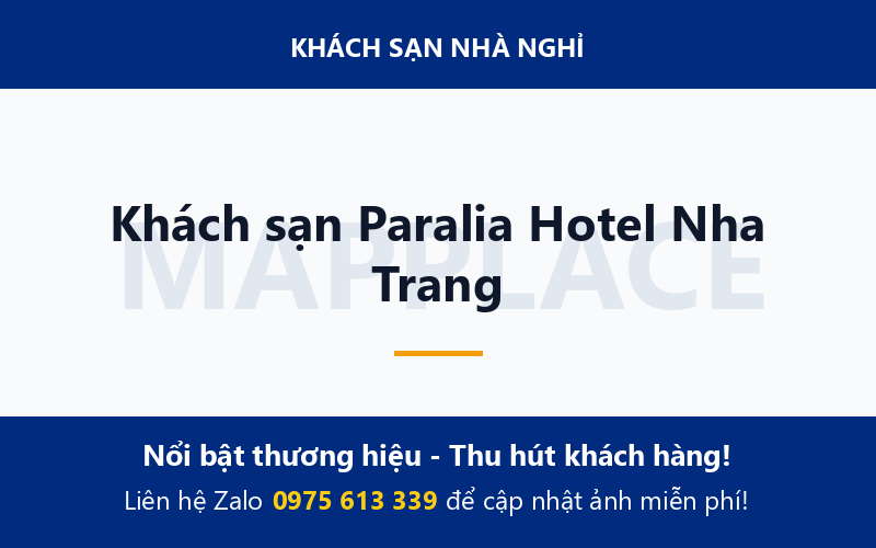 Khách sạn Paralia Hotel Nha Trang