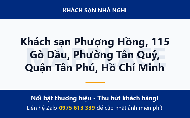Khách sạn Phượng Hồng, 115 Gò Dầu, Phường Tân Quý, Quận Tân Phú, Hồ Chí Minh