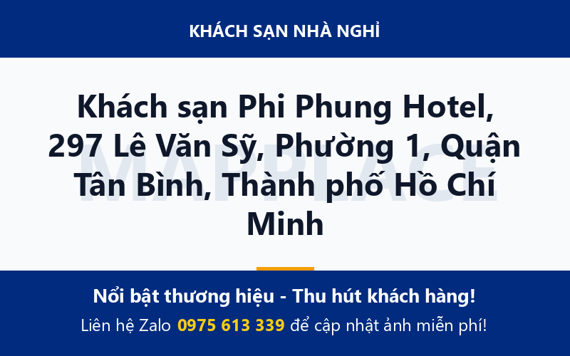 Khách sạn Phi Phung Hotel, 297 Lê Văn Sỹ, Phường 1, Quận Tân Bình, Thành phố Hồ Chí Minh