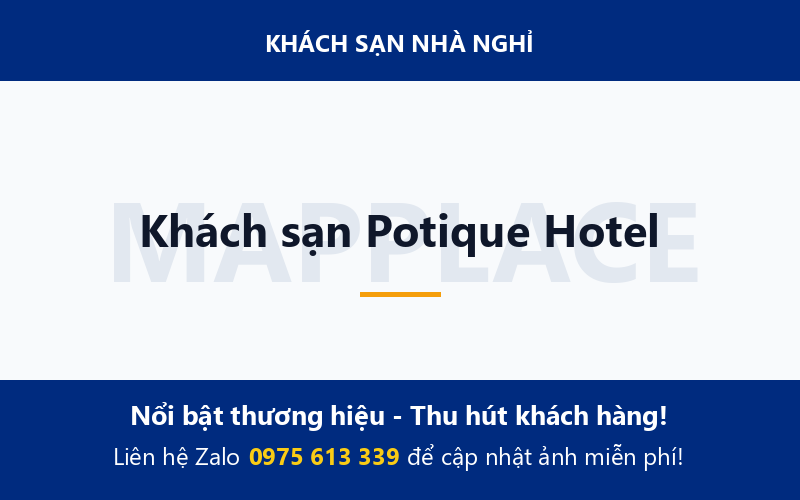 Khách sạn Potique Hotel