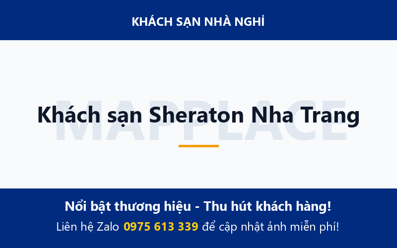 Khách sạn Sheraton Nha Trang