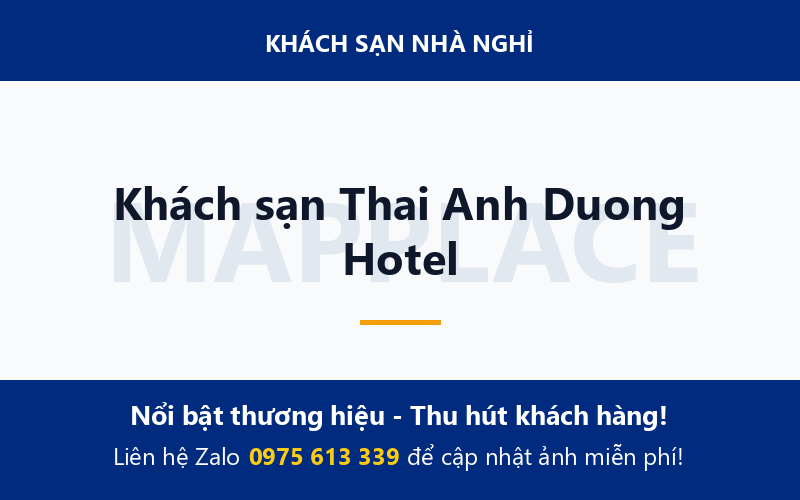 Khách sạn Thai Anh Duong Hotel