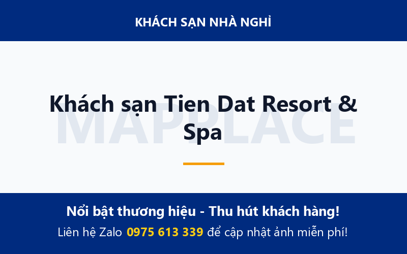 Khách sạn Tien Dat Resort & Spa