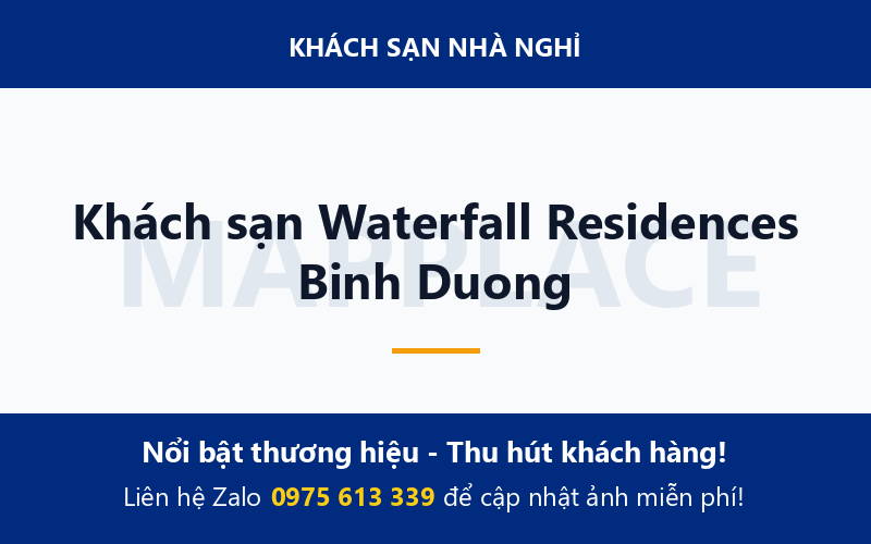 Khách sạn Waterfall Residences Binh Duong