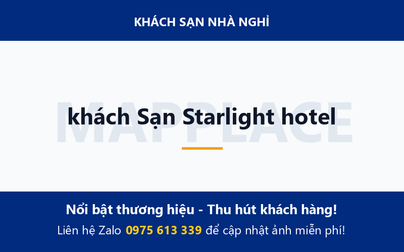 khách Sạn Starlight hotel