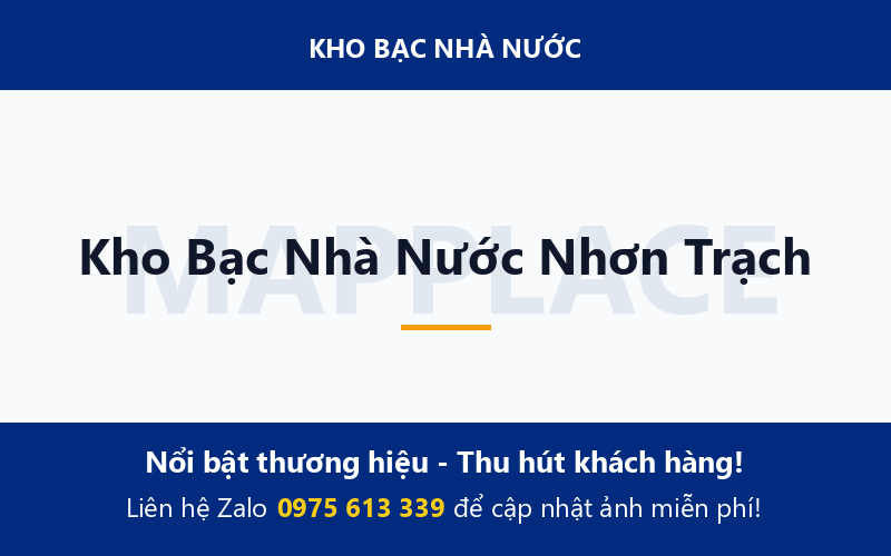 Kho Bạc Nhà Nước Nhơn Trạch