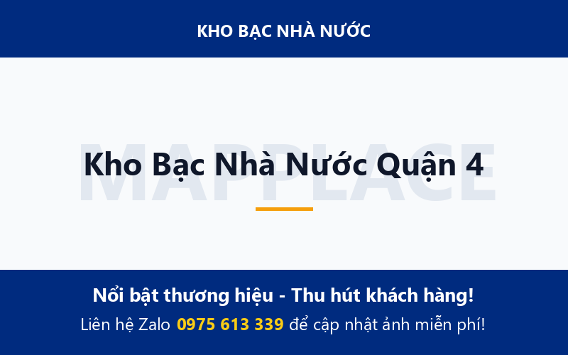 Kho Bạc Nhà Nước Quận 4