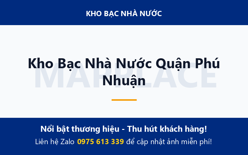 Kho Bạc Nhà Nước Quận Phú Nhuận