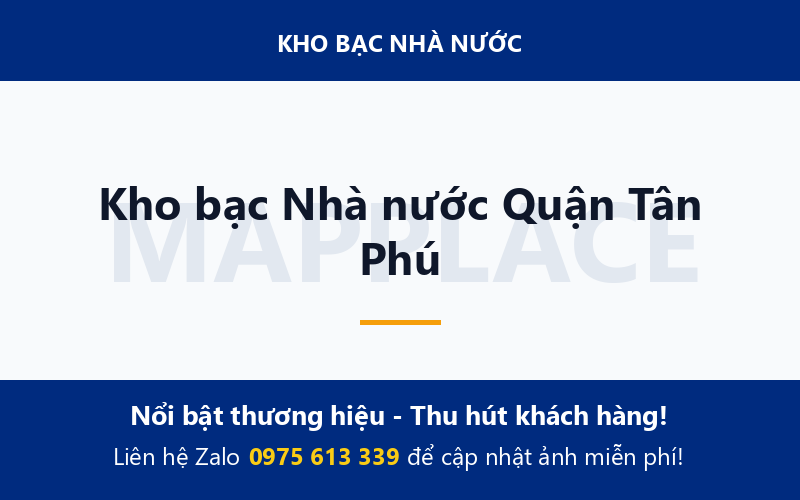 Kho bạc Nhà nước Quận Tân Phú