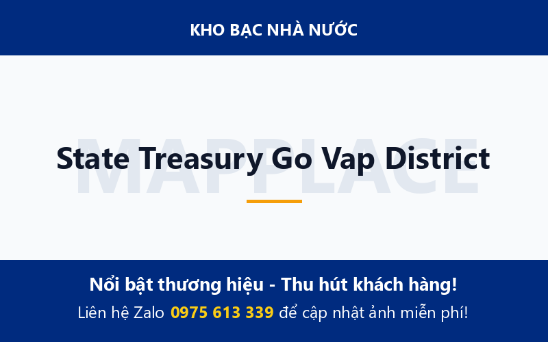 State Treasury Go Vap District