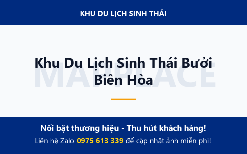 Khu Du Lịch Sinh Thái Bưởi Biên Hòa