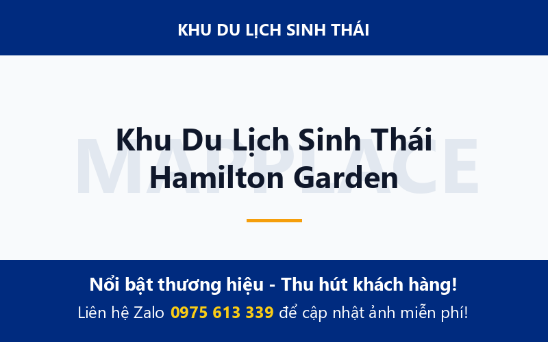 Khu Du Lịch Sinh Thái Hamilton Garden