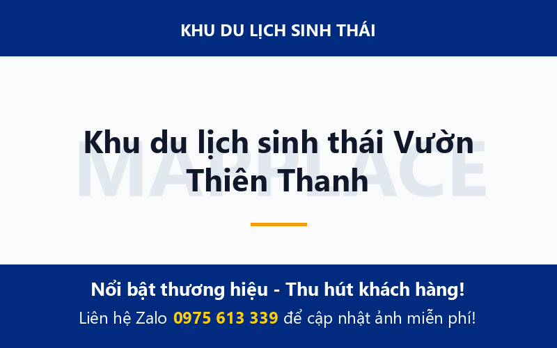 Khu du lịch sinh thái Vườn Thiên Thanh