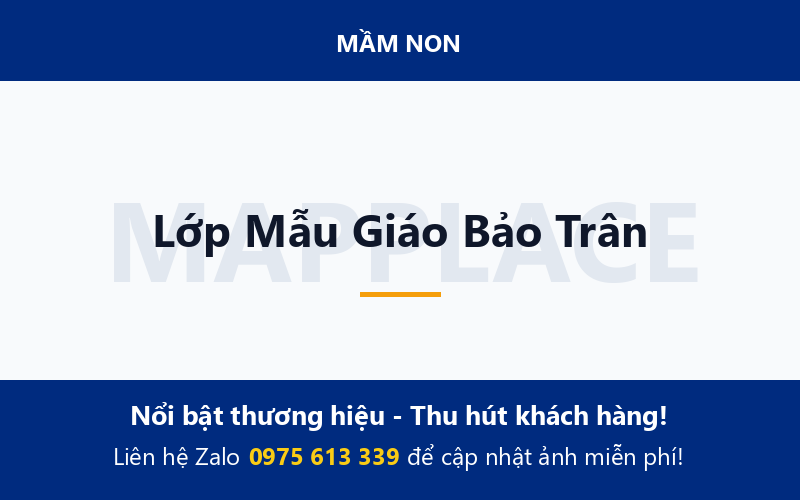 Lớp Mẫu Giáo Bảo Trân