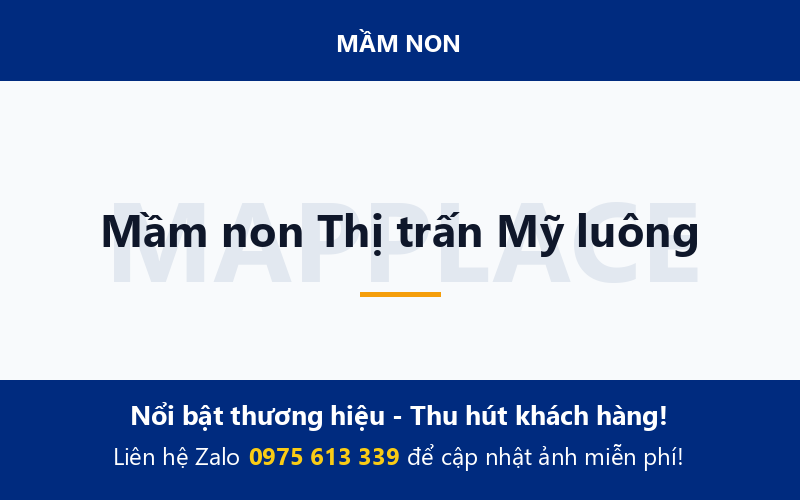 Mầm non Thị trấn Mỹ luông