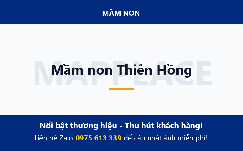 Mầm non Thiên Hồng