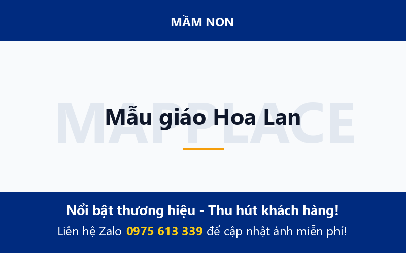 Mẫu giáo Hoa Lan