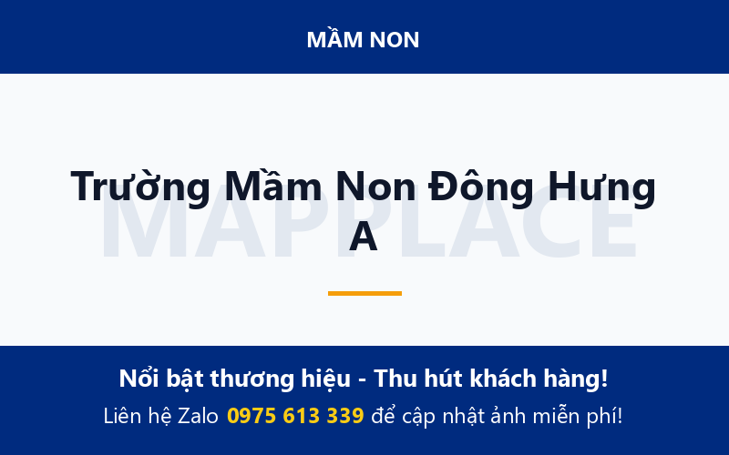 Trường Mầm Non Đông Hưng A