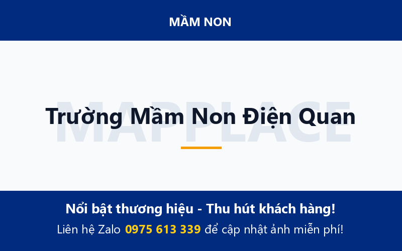 Trường Mầm Non Điện Quan