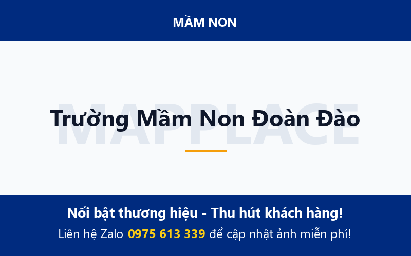 Trường Mầm Non Đoàn Đào