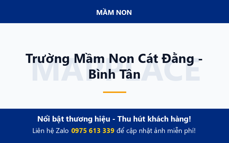 Trường Mầm Non Cát Đằng - Bình Tân
