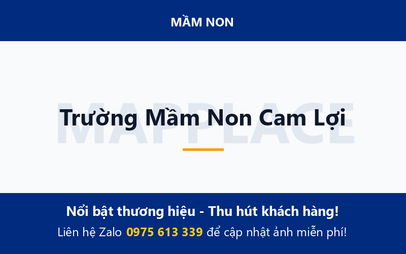 Trường Mầm Non Cam Lợi