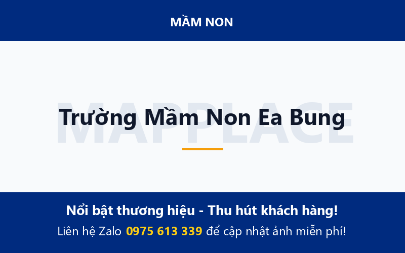 Trường Mầm Non Ea Bung